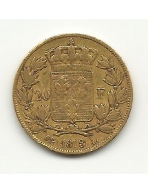 20 Frs Louis XVIII  1818L