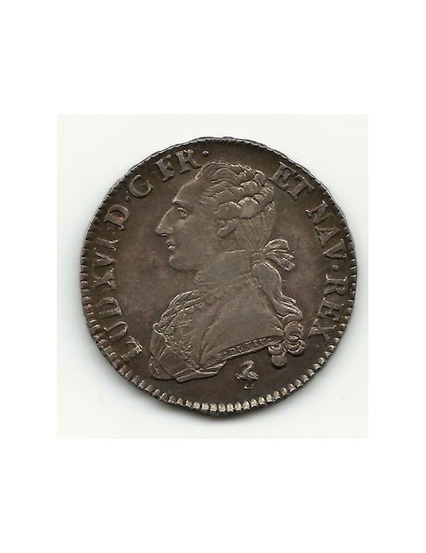 1/2 Ecu Aux Branches d'Olivier 1790A