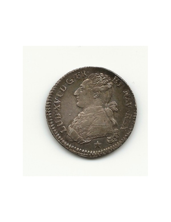 1/5 Ecu Aux Branches d'Olivier 1790A