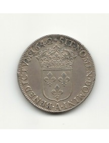 1/2  Ecu  Louis XIII 1642A