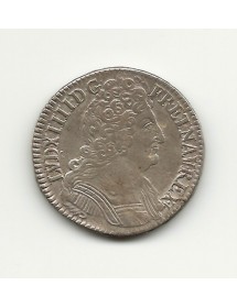 1/2 Ecu Aux 3 Couronnes  1712A 2