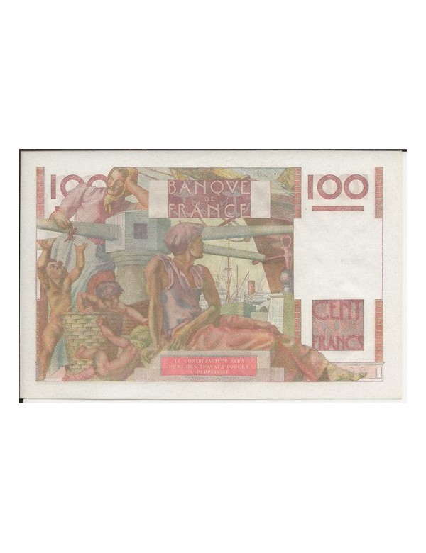 100 FRS JEUNE PAYSAN