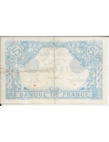 5 FRANCS BLEU