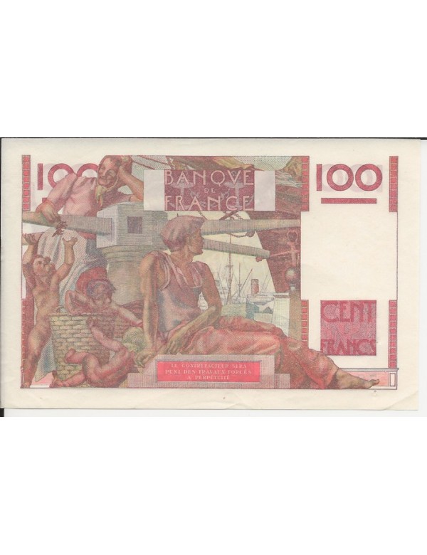 100 FRS JEUNE PAYSAN