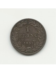 1 Fr Louis Philippe Tête Nue 1831T 2