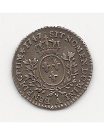 1/20 Ecu Au Bandeau 1747A