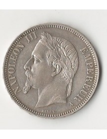 5 Francs Argent 1862 A PAris