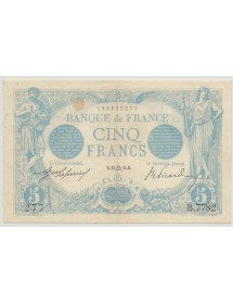 5 Francs Bleu