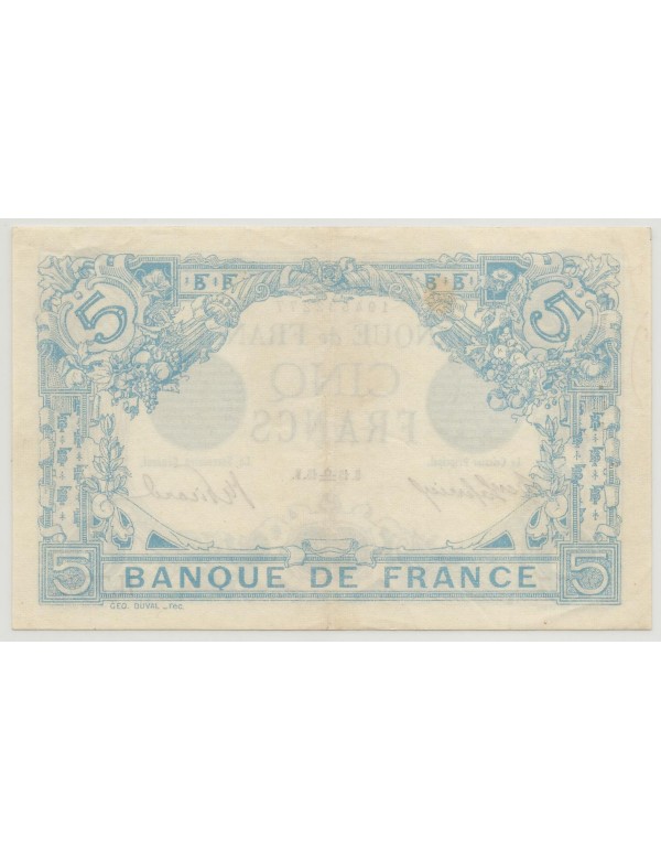 5 Francs Bleu