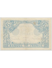 5 Francs Bleu