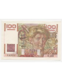 100 FRS Jeune Paysan Filigrane Inversé