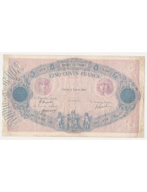 500 FRS Bleu et Rose