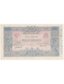 1000 FRS Bleu et Rose