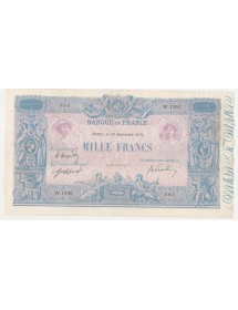 1000 FRS Bleu et Rose