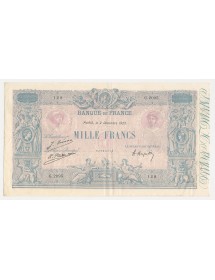 1000 FRS Bleu et Rose