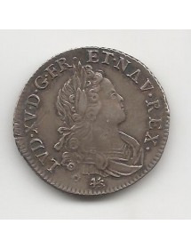 1/4 Ecu Argent - De France & Navarre