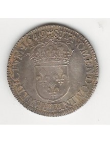 1/2 Ecu Argent - A la mèche longue