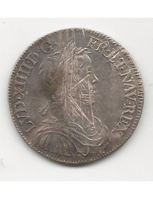 1/2 Ecu Argent - A la mèche longue