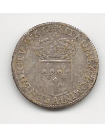 1/4 Ecu Argent - A la mèche longue 2