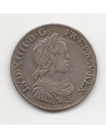 1/4 Ecu Argent - A la mèche Longue