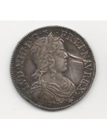 1/2 Ecu Argent - A la mèche longue