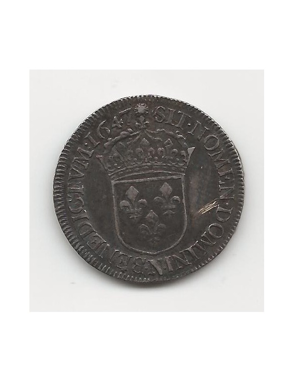 1/2 Ecu Argent - A la mèche longue