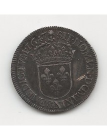 1/2 Ecu Argent - A la mèche longue