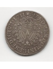 1/2 Ecu Argent - Aux 3 courrones