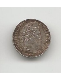 1/4 Francs Argent - Tête Laurée