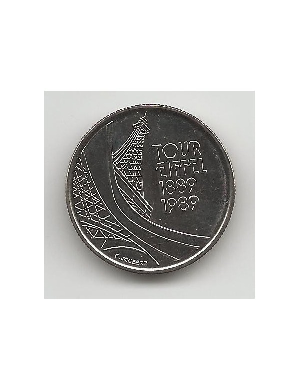 5 Francs Cupro-Nickel - Centenaire Tour Eiffel