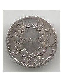 1/4 Francs Argent - Tête Laurée