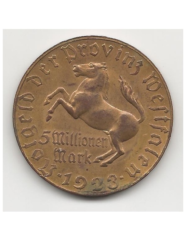 5 million Mark - Province de Wesphalie