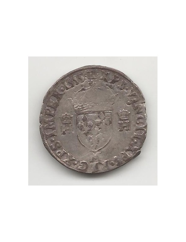 Teston Argent - Henri II