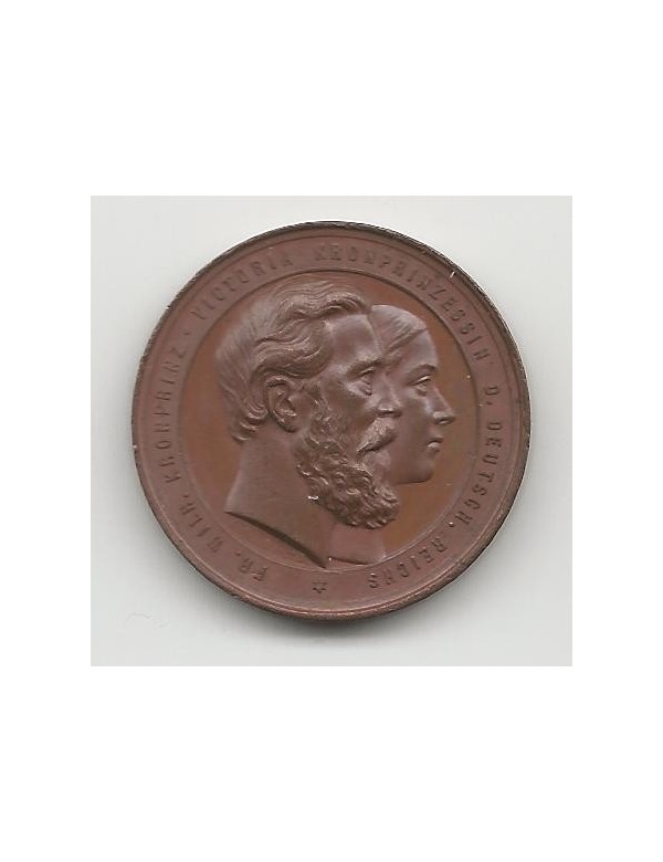 Medaille Bronze - Friedrich Wilhem et Victoria