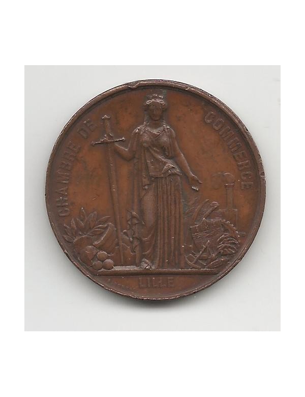 Médaille Bronze - Napoléon III Tête Laurée