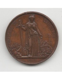 Médaille Bronze - Napoléon III Tête Laurée