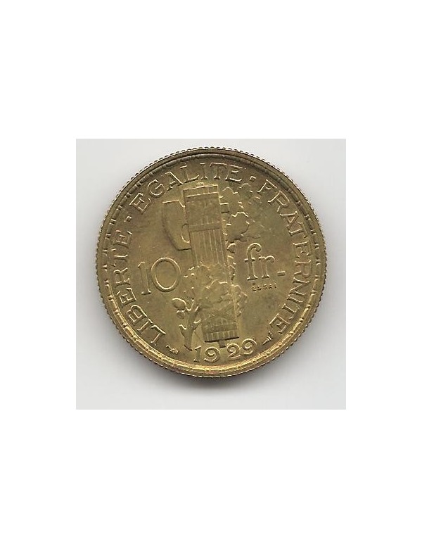 10 Francs Cuivre-Alu - Essai de Morlon