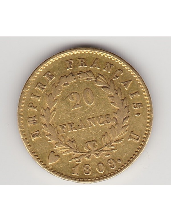 20 Francs OR - Napoléon 1er - Tête Laurée