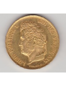 40 Francs Or - Louis Philippe 1er - Tête Laurée