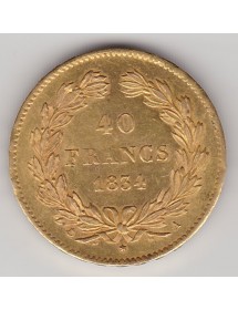 40 Francs Or - Louis Philippe 1er - Tête Laurée
