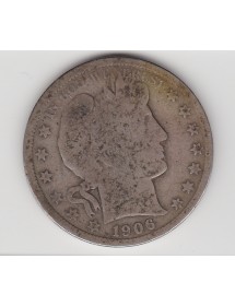 Half Dollar Argent - Etats-Unis - Barber or Liberty - Head