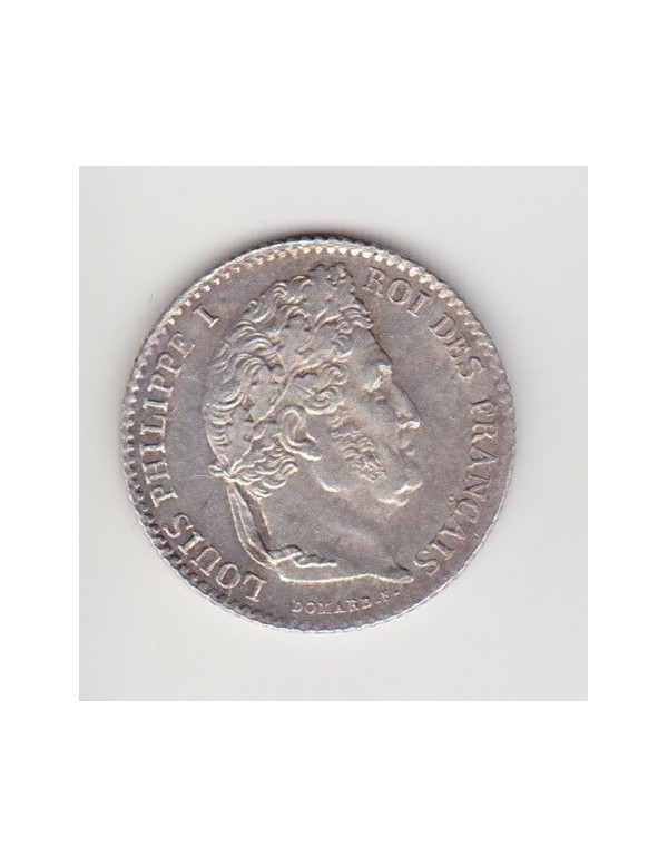 1/4 Francs Argent - Louis Philippe I - Tête Laurée