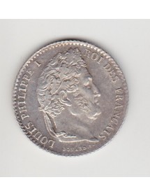 1/4 Francs Argent - Louis Philippe I - Tête Laurée