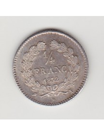 1/4 Francs Argent - Louis Philippe I - Tête Laurée 2