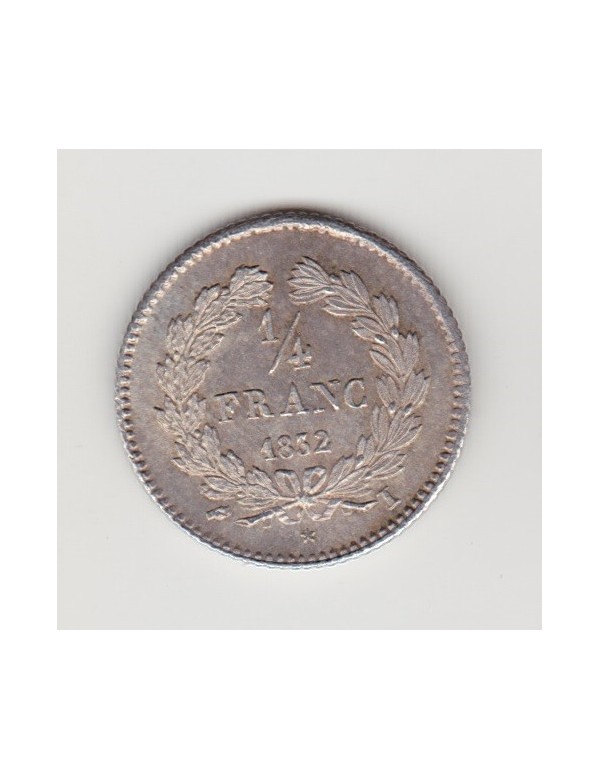 1/4 Francs Argent - Louis Philippe I - Tête Laurée