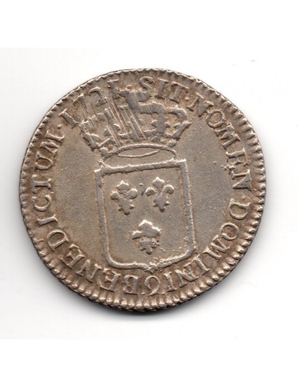1/3 Ecu Argent - Louis XV - Ecu de France