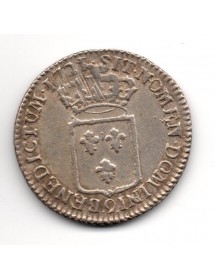1/3 Ecu Argent - Louis XV - Ecu de France