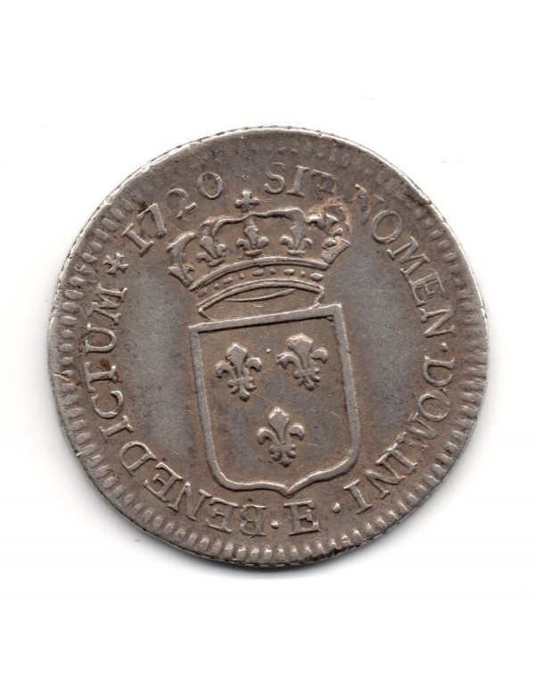 1/3 Ecu Argent - Louis XV - Ecu de France