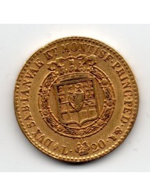 20 Lires Or - Sardaigne - Vit Emmanuel