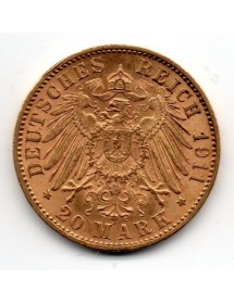 20 Mark Or - Baden Friedrich II
